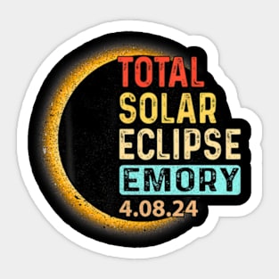 Emory Texas Tx Total Solar Eclipse 2024 Totality Sticker